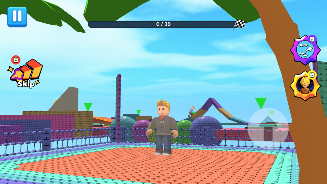 Craft Blox: Obby Parkour Games - Gameplay image of android game