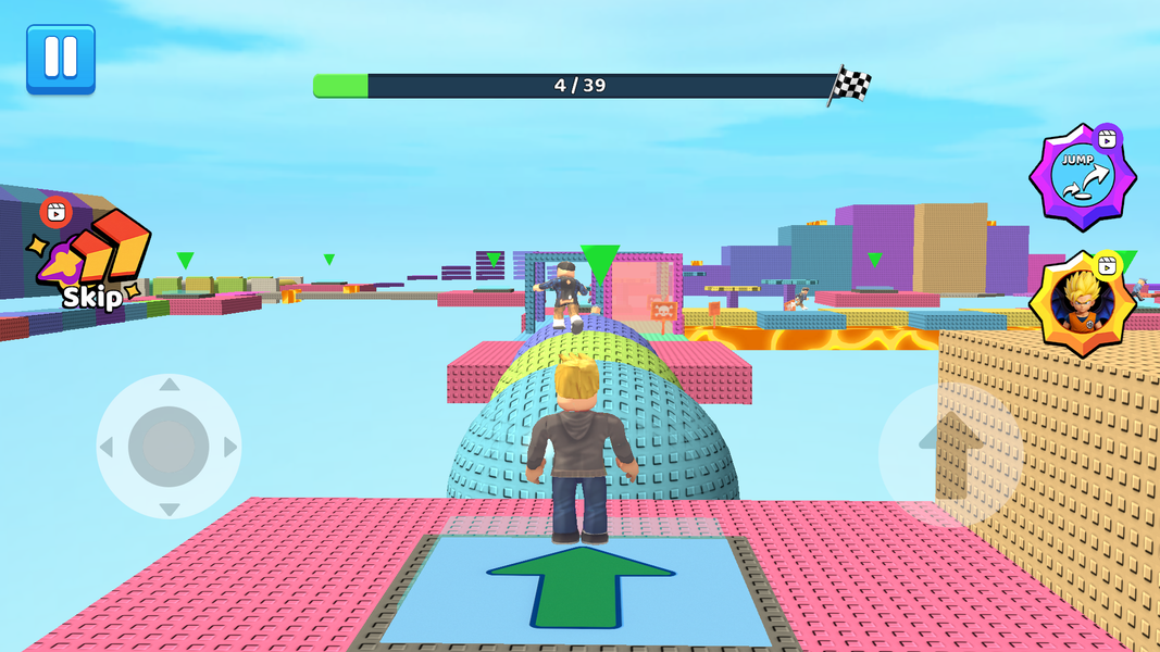 Craft Blox: Obby Parkour Games - Gameplay image of android game