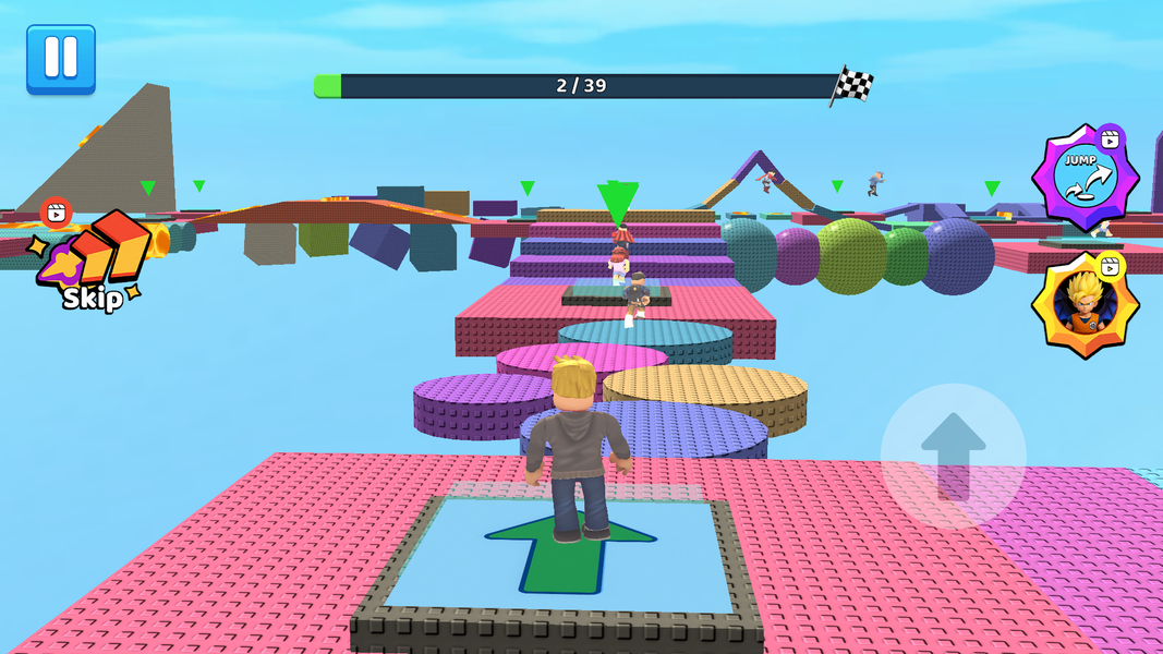 Craft Blox: Obby Parkour Games - Gameplay image of android game