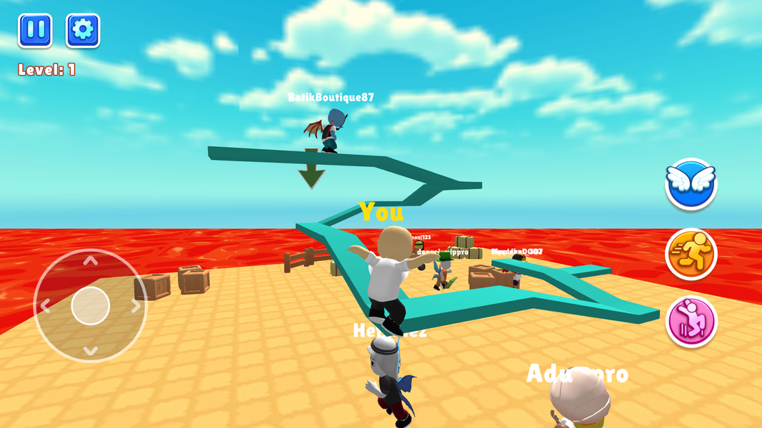 Obby Run Mod: Parkour Games - عکس بازی موبایلی اندروید