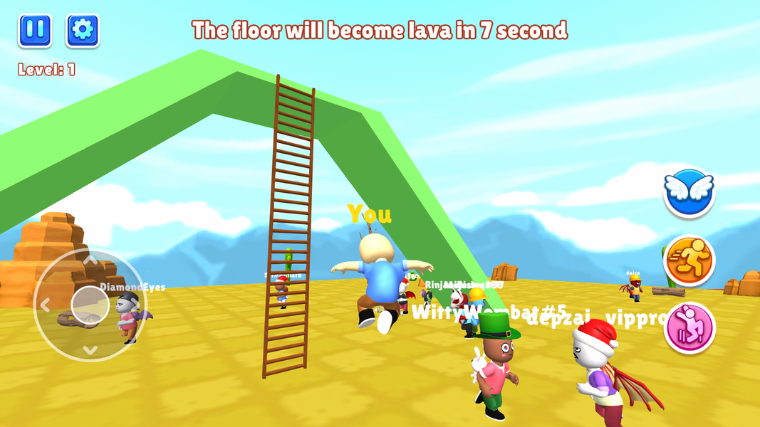 Obby Run Mod: Parkour Games - عکس بازی موبایلی اندروید