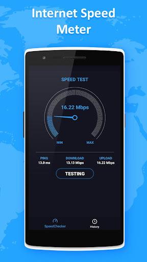 Internet Speed Test - Meter - عکس برنامه موبایلی اندروید