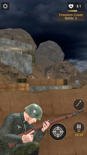 Front Line Freedom: World War - Gameplay image of android game