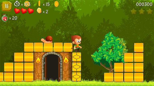 Super Kong Jump: Monkey Bros - Gameplay image of android game