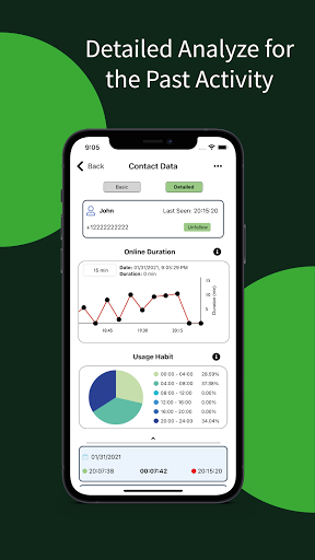 WhatStat : Online Tracker - Image screenshot of android app