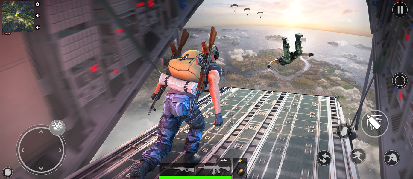 BattleStrike Commando Gun Game - Gameplay image of android game