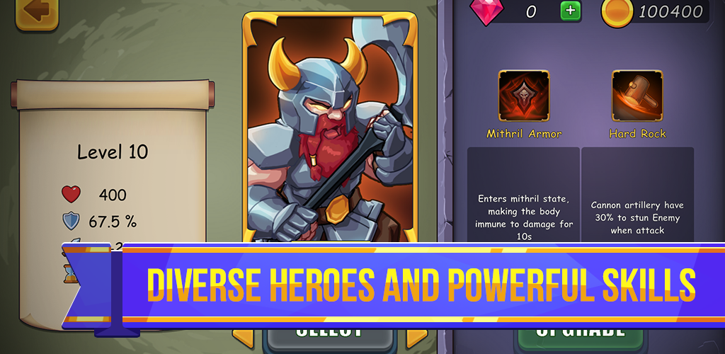 Old continent defend - Gameplay image of android game