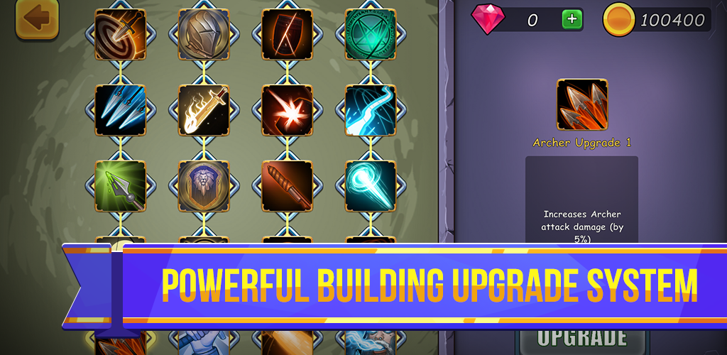 Old continent defend - Gameplay image of android game