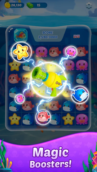 Ocean Crush - Gameplay image of android game