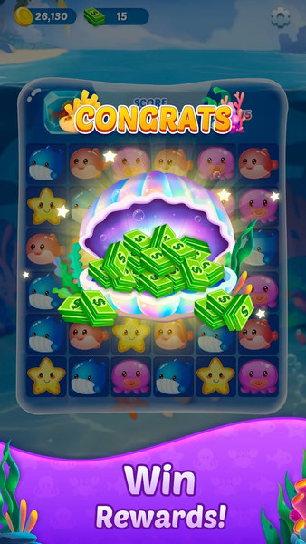 Ocean Crush - عکس بازی موبایلی اندروید