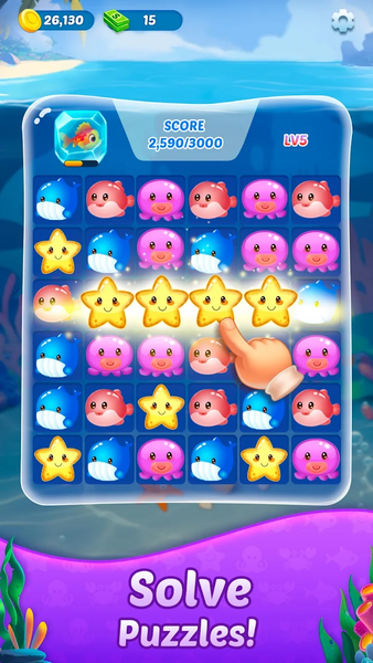 Ocean Crush - Gameplay image of android game