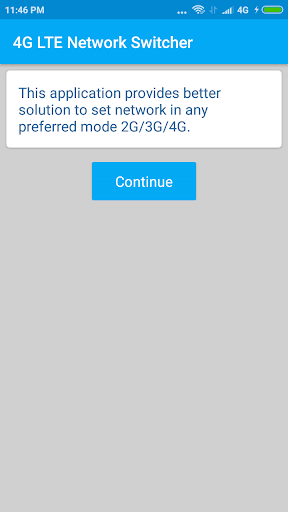 4G LTE Switch - Image screenshot of android app