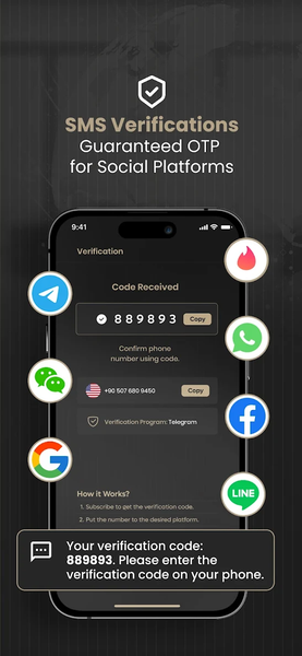 2nd Line+ Second Number & eSIM - Image screenshot of android app