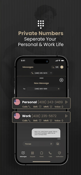 2nd Line+ Second Number & eSIM - Image screenshot of android app