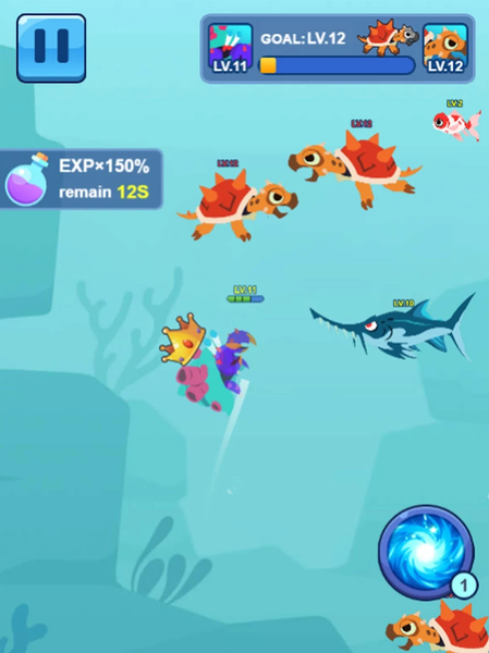 Ocean Club-Fish Fight - عکس بازی موبایلی اندروید