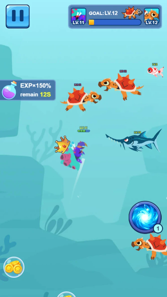 Ocean Club-Fish Fight - عکس بازی موبایلی اندروید