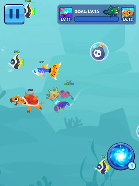 Ocean Club-Fish Fight - عکس بازی موبایلی اندروید