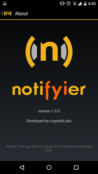 notifyier - عکس برنامه موبایلی اندروید