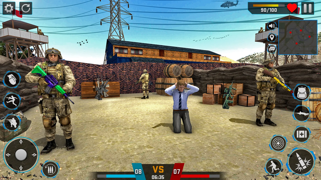 Commando Shooting FPS Survival - Gameplay image of android game