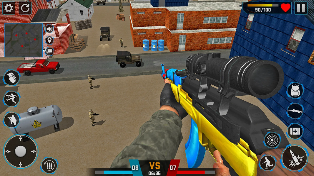 Commando Shooting FPS Survival - Gameplay image of android game