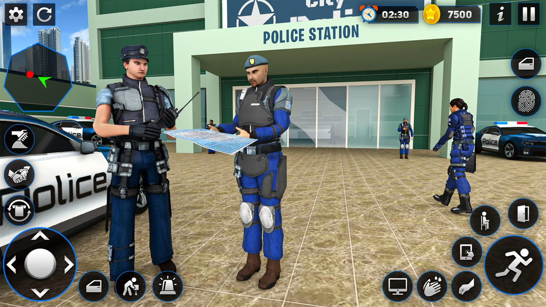 Virtual Dad Police Family Sim - Gameplay image of android game