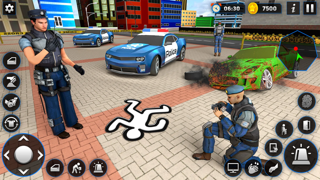 Virtual Dad Police Family Sim - Gameplay image of android game
