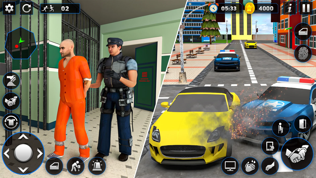 Virtual Dad Police Family Sim - Gameplay image of android game