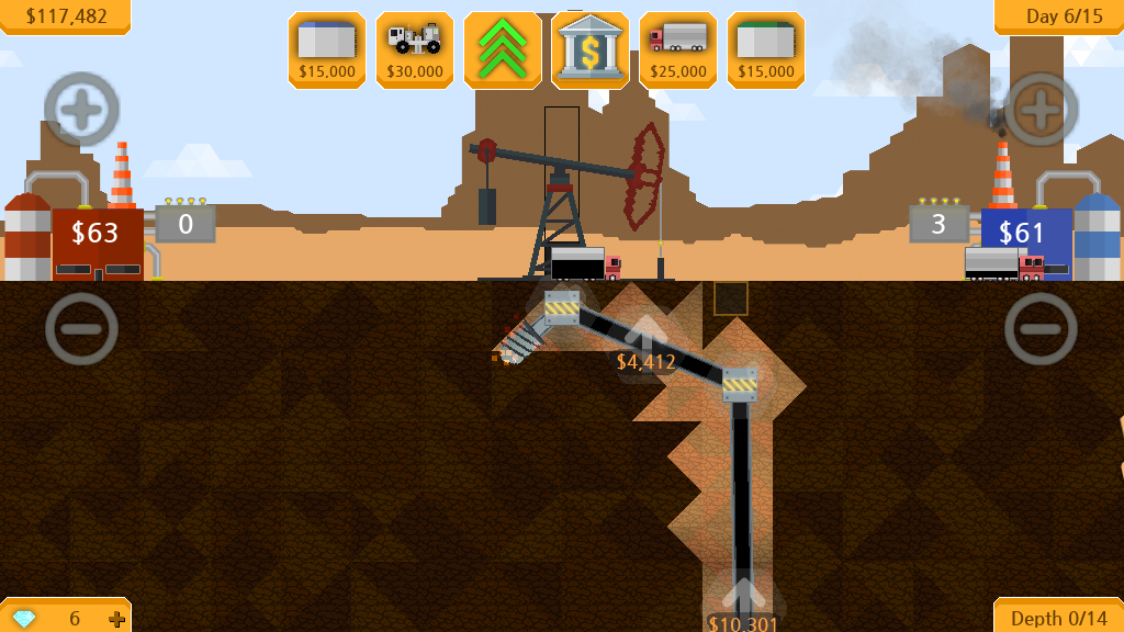 Petroleum Explore drill & sell - Gameplay image of android game