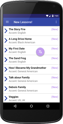 Advanced English Listening - Image screenshot of android app