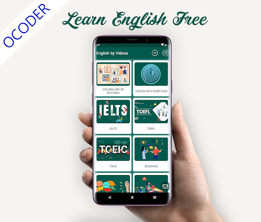 Learn English by Videos - عکس برنامه موبایلی اندروید