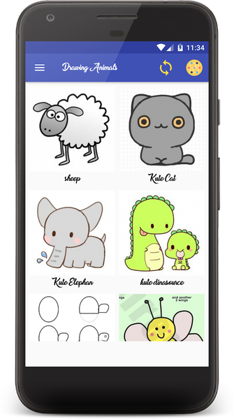 How to Draw Animal Step By Ste - Image screenshot of android app