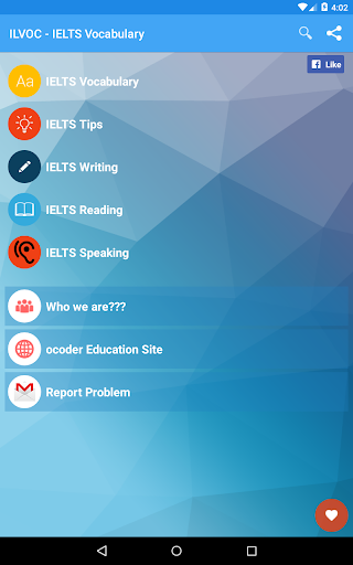 IELTS Vocabulary - ILVOC - عکس برنامه موبایلی اندروید