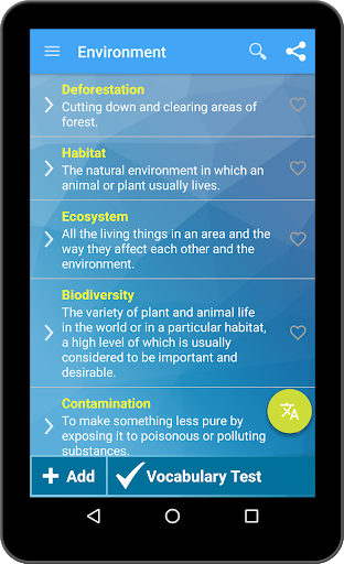 IELTS Vocabulary - ILVOC - عکس برنامه موبایلی اندروید