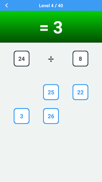 Math Puzzle Games - Gameplay image of android game