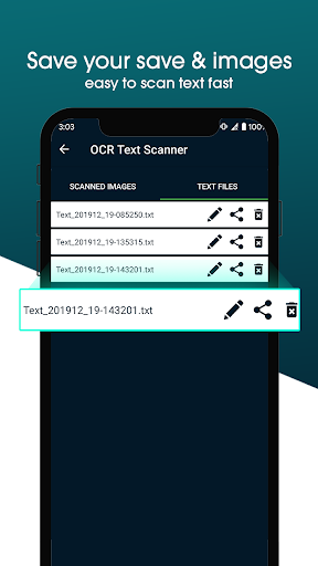 OCR Text Scanner - Image to Text Converter - عکس برنامه موبایلی اندروید