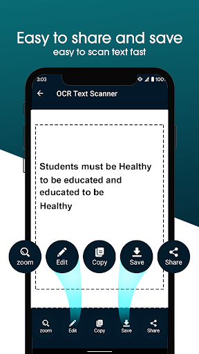 OCR Text Scanner - Image to Text Converter - عکس برنامه موبایلی اندروید