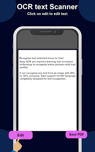 OCR Text Scanner - Image to Text Converter App - عکس برنامه موبایلی اندروید