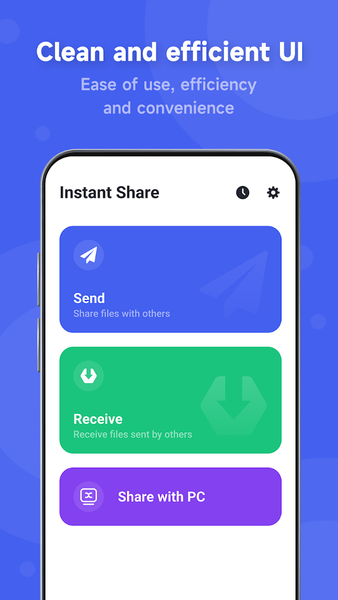 Instant Share - Transfer Files - عکس برنامه موبایلی اندروید