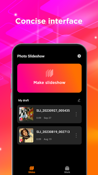 Photo Slideshow-Video Maker - عکس برنامه موبایلی اندروید