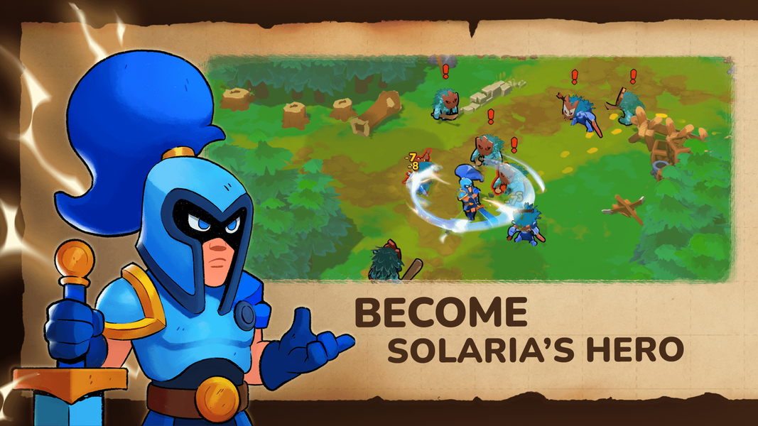 Solaria: Dawn of Heroes - Gameplay image of android game