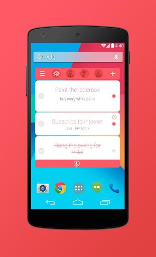 Clever Tasks Widget free - Image screenshot of android app