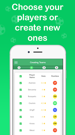 Teams Maker - Image screenshot of android app