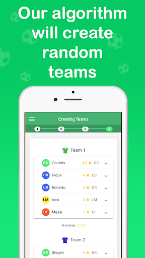 Teams Maker - Image screenshot of android app