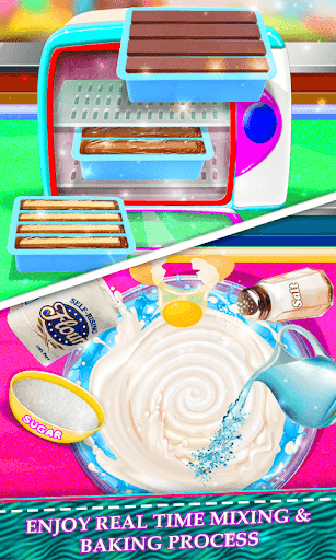 Real Cakes Cooking Game! Rainbow Unicorn Desserts - Gameplay image of android game