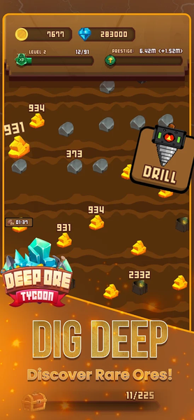 Deep Ore Tycoon - Gameplay image of android game