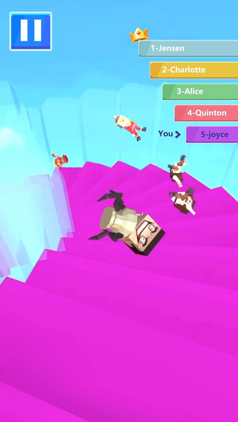 Odd Toilet-Falling Race - Image screenshot of android app