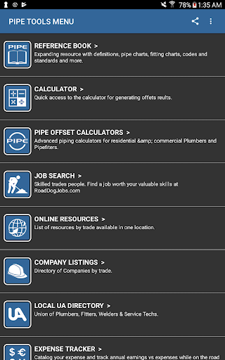 Pipefitter Tools - Image screenshot of android app