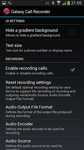 Galaxy Call Recorder - Image screenshot of android app