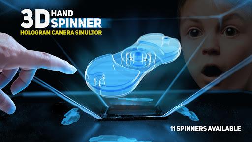 Hand spinner 3d - hologram pyramid - عکس بازی موبایلی اندروید