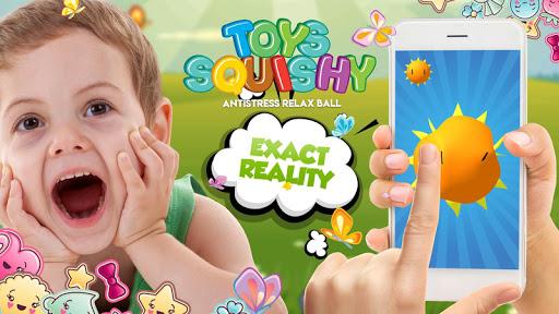 Squishy toys slime antistress relax ball simulator - Gameplay image of android game